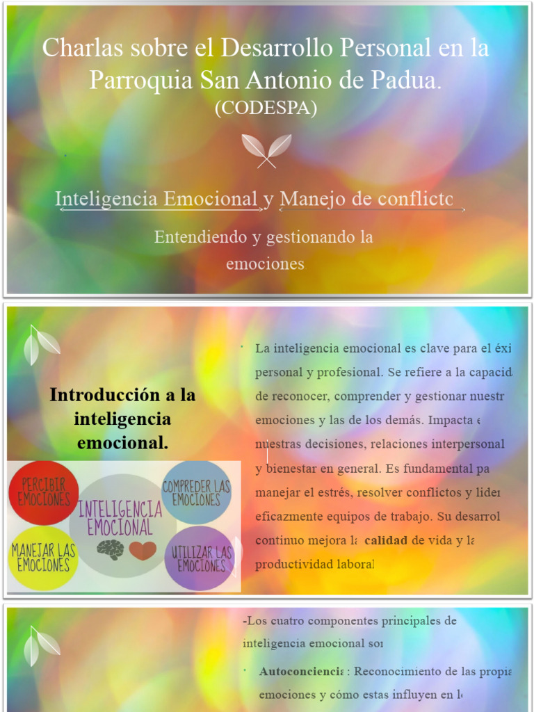 Inteligencia Emocional y Conflictos | PDF | Las emociones ...