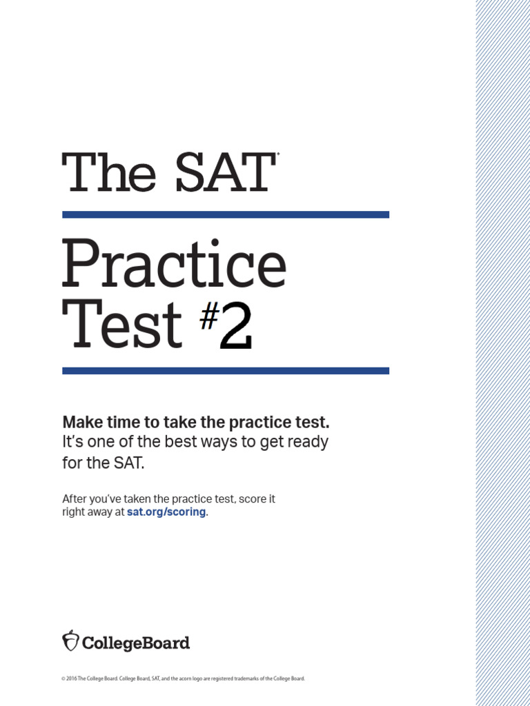 SAT Practice Test Questions and Answers | PDF | Applied Mathematics ...