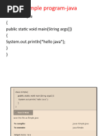 Simple Program-Java