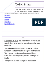 TOKENS in Java