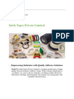 Intek Tapes Private Limited - Profile 