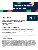 Guía para El TP - Verb TO BE