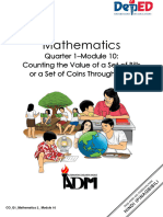 Math2 q1 Mod10 - CountingthevalueofasetofbillsorasetofcoinsthroughPhp100 v2