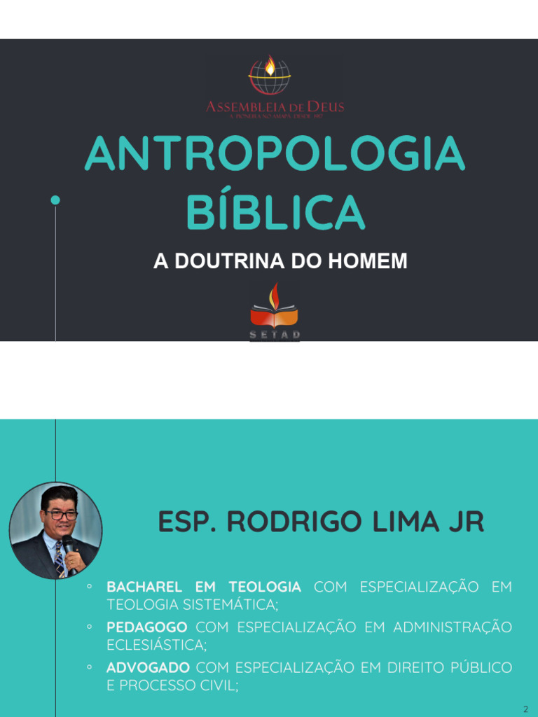 Antropologia Bíblica e a Origem do Homem | PDF | Seleção natural | Deus