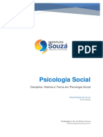 Psicologia Social: Disciplina: História e Teoria em Psicologia Social