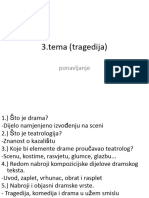 3.tema Tragedija Ponavljanje