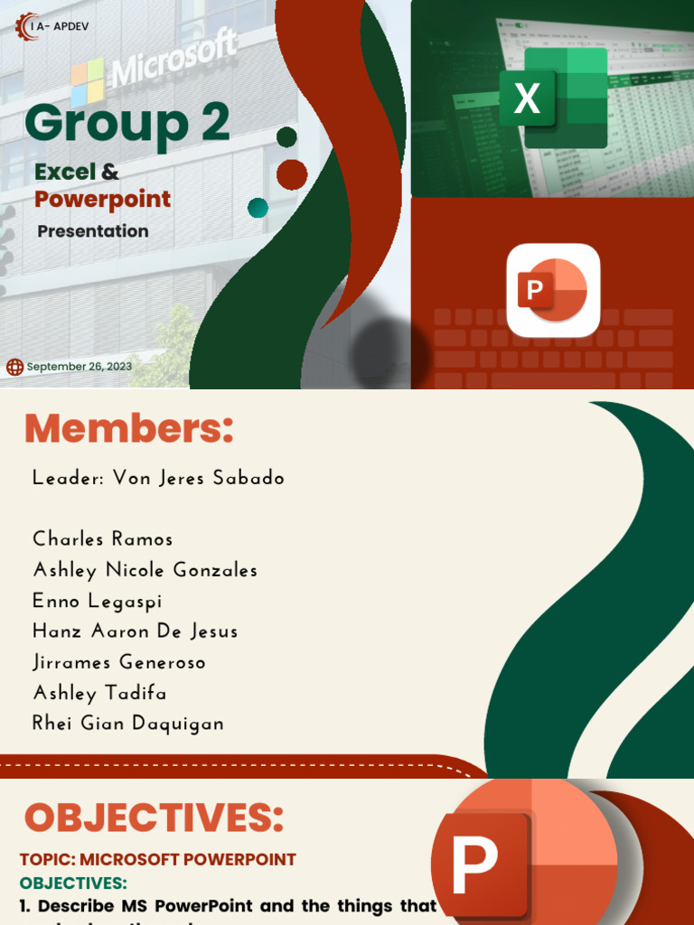 Microsoft PowerPoint & Excel Overview | PDF | Microsoft Excel | Spreadsheet