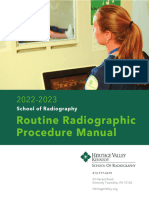 HVK SOR Routine Radiography Procedure Manual 1