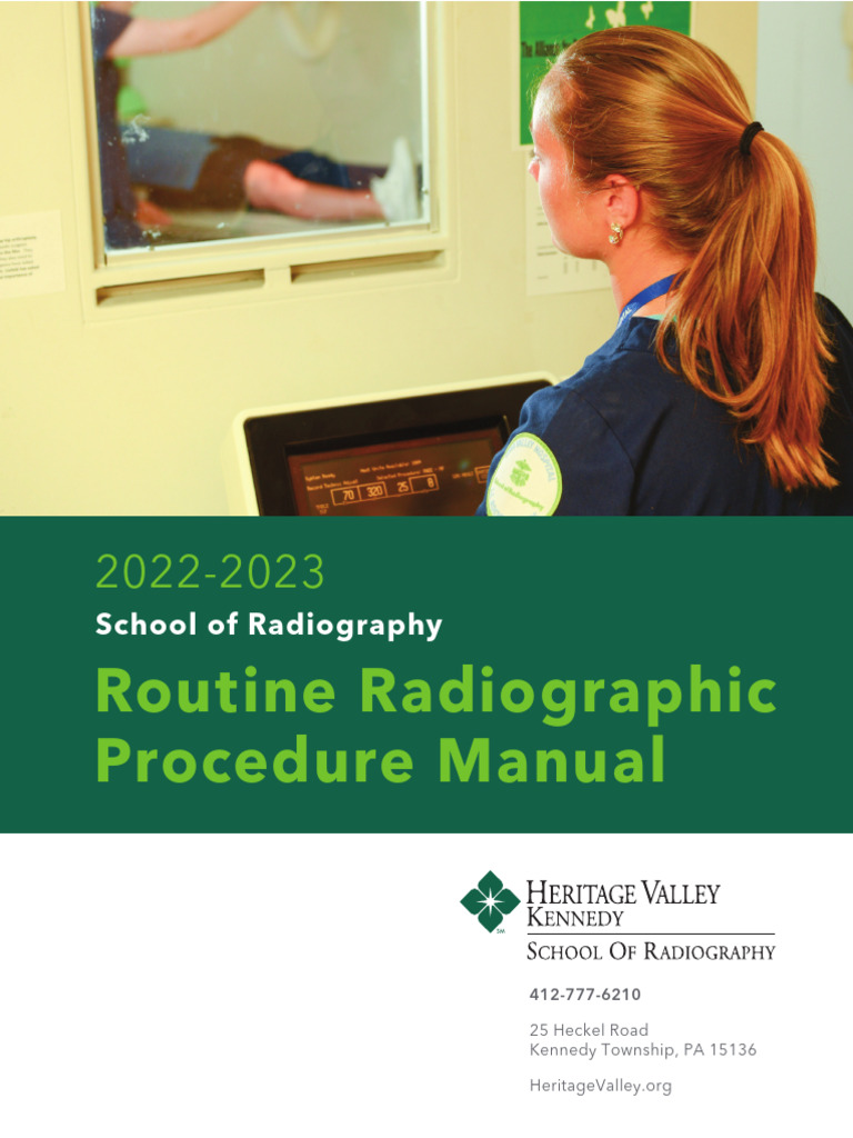 HVK SOR Routine Radiography Procedure Manual 1 | PDF | Hip | Pelvis