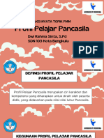 Sosialisasi Profil Pelajar Pancasila.
