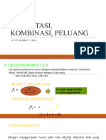 Permutasi, Kombinasi, Peluang