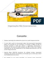 Organizações Não Governamentais