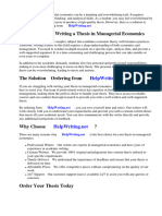 Term Paper Managerial Economics