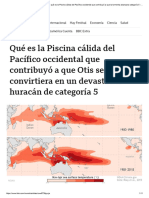 Huracán Otis en Acapulco - Qué Es La Piscina Cálida Del Pacífico Occidental Que Contribuyó A Que La Tormenta Alcanzara Categoría 5 - BBC News Mundo