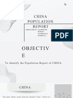 Elect 102 CHINA POPULATION REPORT