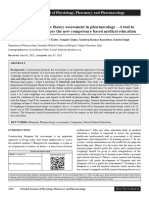 Blue Printing Pharmacology Assessment