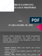 Distribusi Sampling Rata-Rata Dan Proporsi TM 4