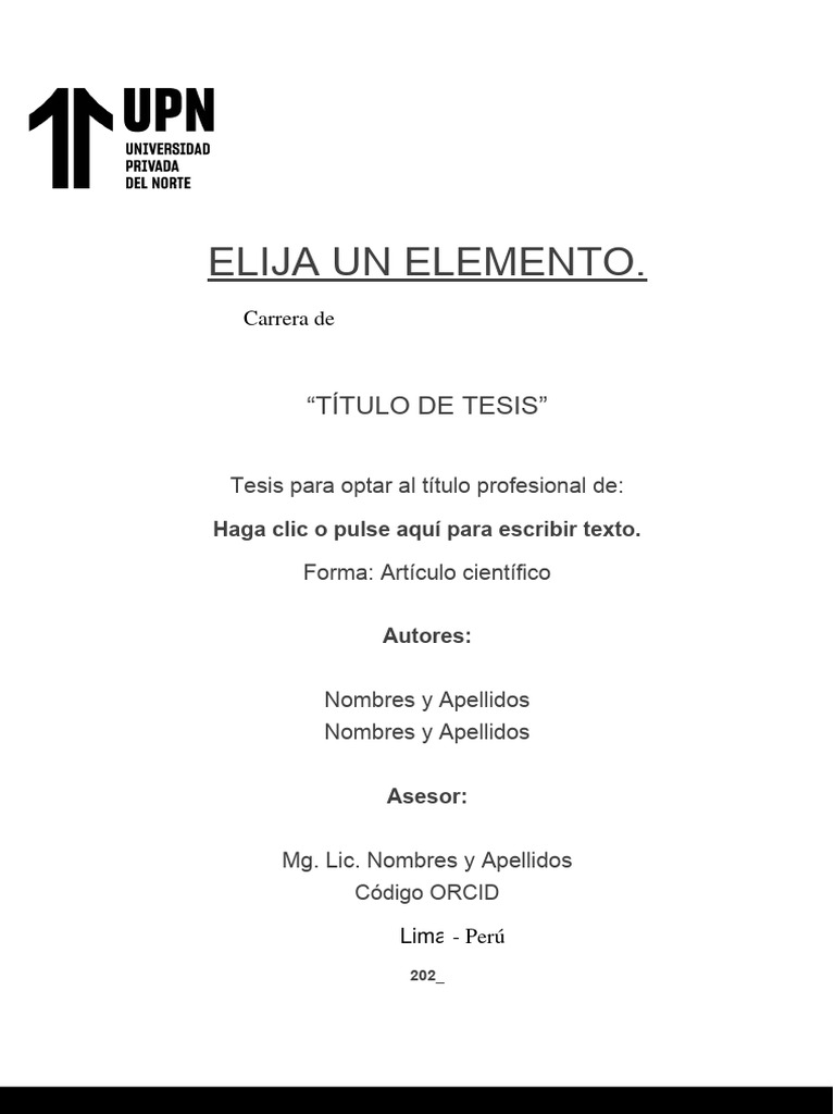 Guía para Redacción de Tesis Académica | PDF | Estadísticas | Science