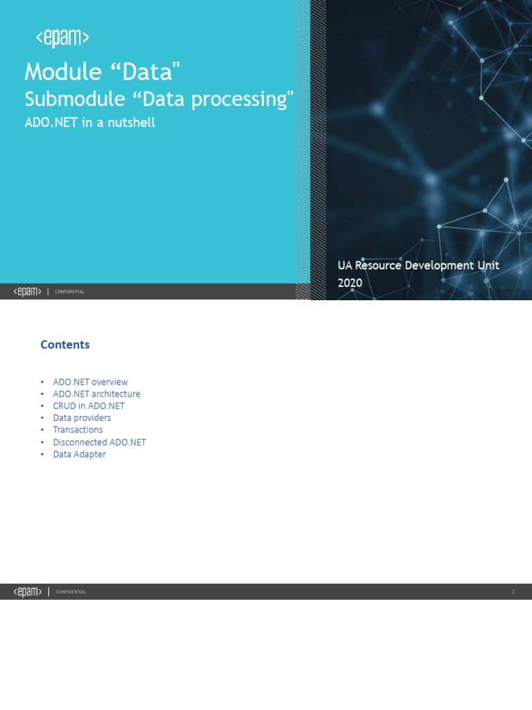 15 C Data | PDF | Parameter (Computer Programming) | Microsoft Sql Server