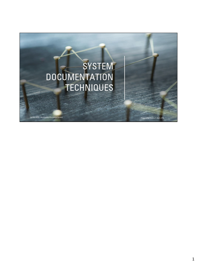 AIS Documentation Techniques Overview | PDF | Computing | Information ...