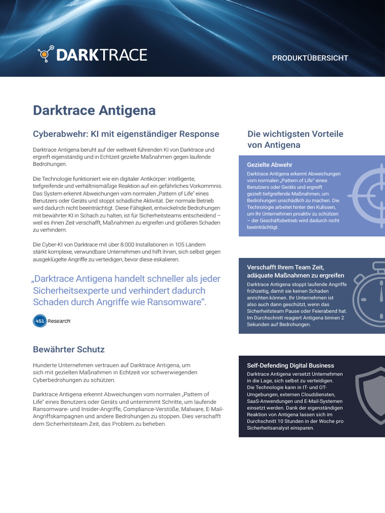 Darktrace Antigena | PDF