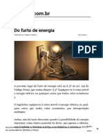 Do Furto de Energia - Jusbrasil