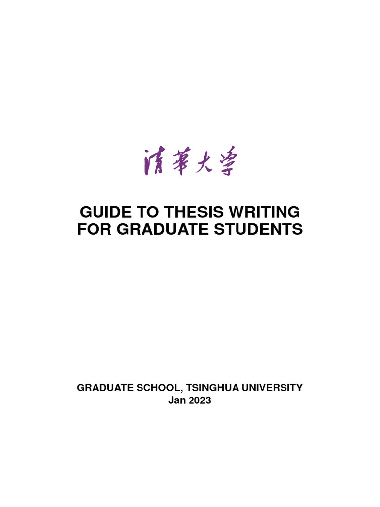 Guide To Thesis Writing For Graduate Students 202301 Download Free