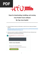 Steps For Downloading Installing and Running Cisco Packet Tracer Software