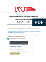 Steps For Downloading Installing and Running Cisco Packet Tracer Software