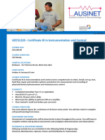 UEE31220 - Certificate III in Instrumentation and Control Ausinet International