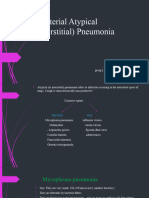 Bacterial Atypical (Interstitial) Pneumonia