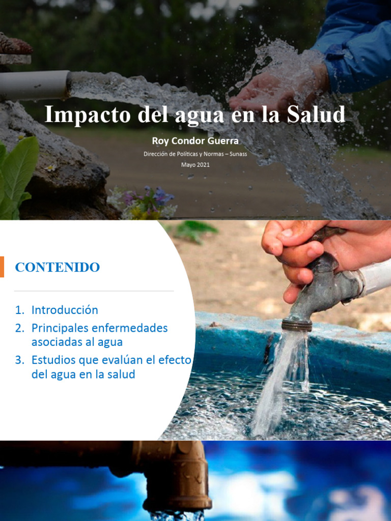 Impacto Del Agua en La Salud | PDF | Agua | Saneamiento