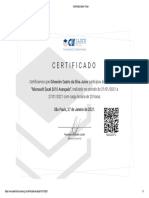 Certificado Saber Virtual Excel Avançado