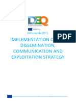 D9.1 Implementación de La Estrategia de Difusión, Comunicación y Explotación