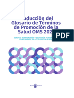Glosario Terminos Promocion Salud OMS 2021