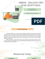 MBKM - Magang Dpu Kab. Banyumas: Dosen Pembimbing Dr. T. Ir. Iskahar, S.T., M.T.