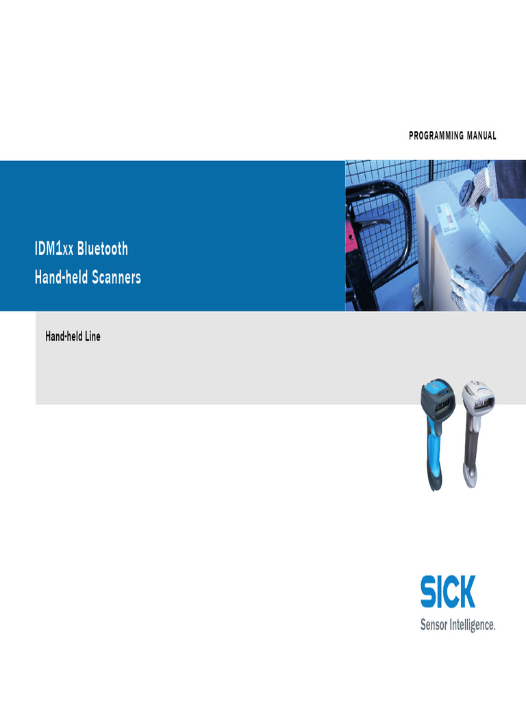 Sick Idm Barcode Scanner Manual | PDF | Image Scanner | Bluetooth