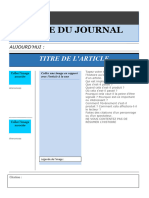 Modele Article Journal 1