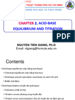 Hóa Phân Tích - Chap 2. Acid-Base Equilibriumtitration