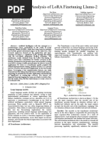 Performance Analysis of LoRA Finetuning Llama-2