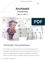 "Architekt" Persönlichkeit (INTJ) - 16personalities