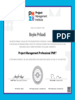 PMI Certfication Sample