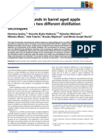Aroma Compounds in Barrel Aged Apple