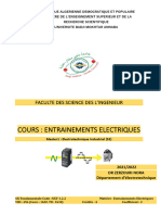 Technologie Entrainement Electrique M1