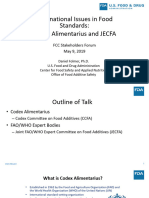 JECFA & CAC Explaination by FDA