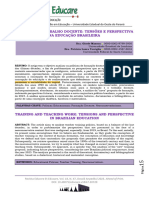 1 - Formação e Trabalho Docente - Tensões e Perspectiva Na Educação Brasileira