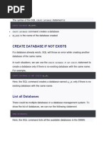 SQL DDL Syntax Example