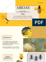 Presentación Proyecto Apicultura Abejas Ilustrado Beige Amarillo