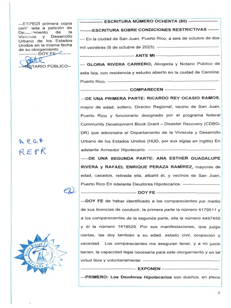 3 PR-R3-20417 Escritura Original de Condi Rest (Con Sello Notarial ...
