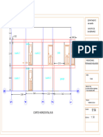 Planos Arquitectonicos Y Estructurales: Corte Horizontal B-B